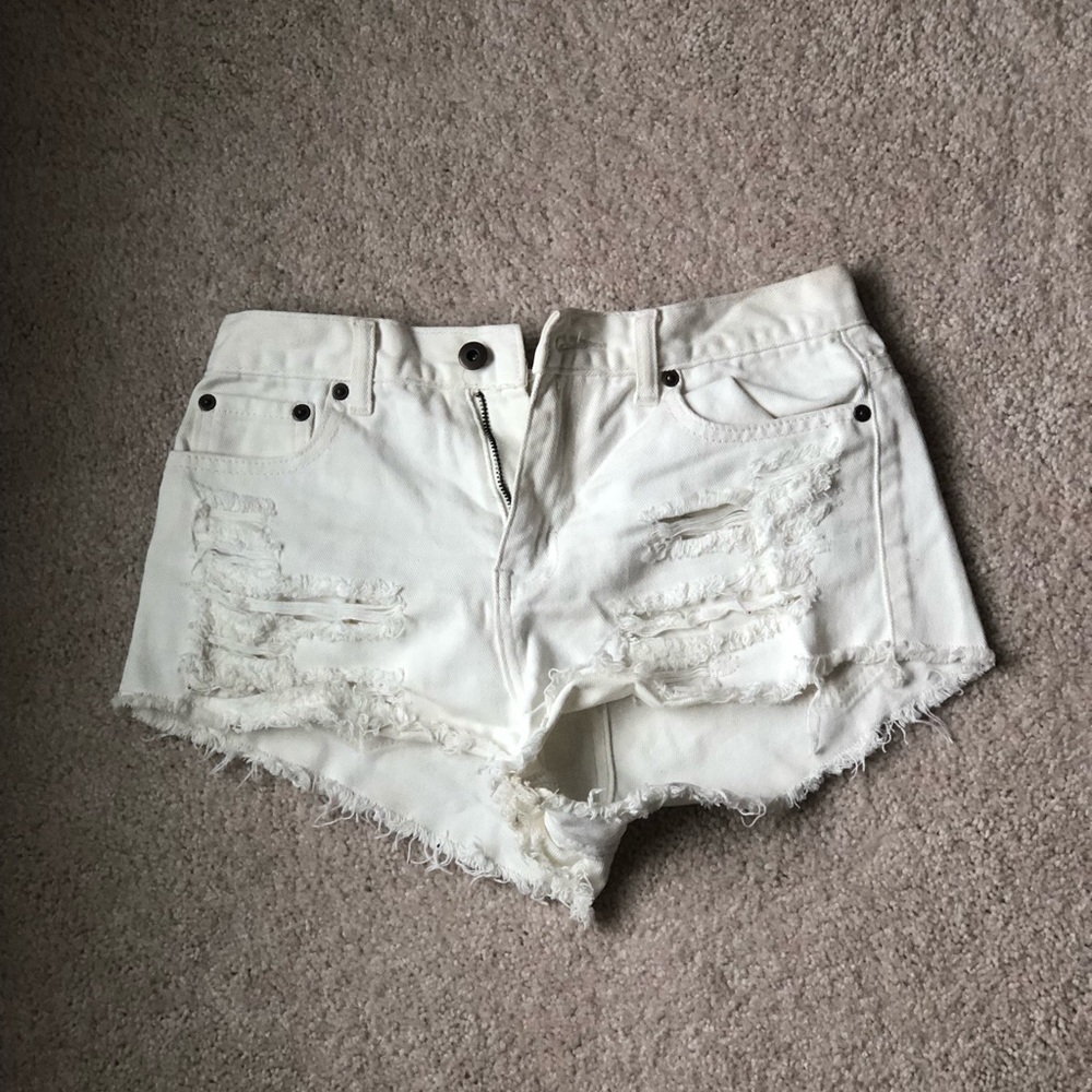 White Shorts